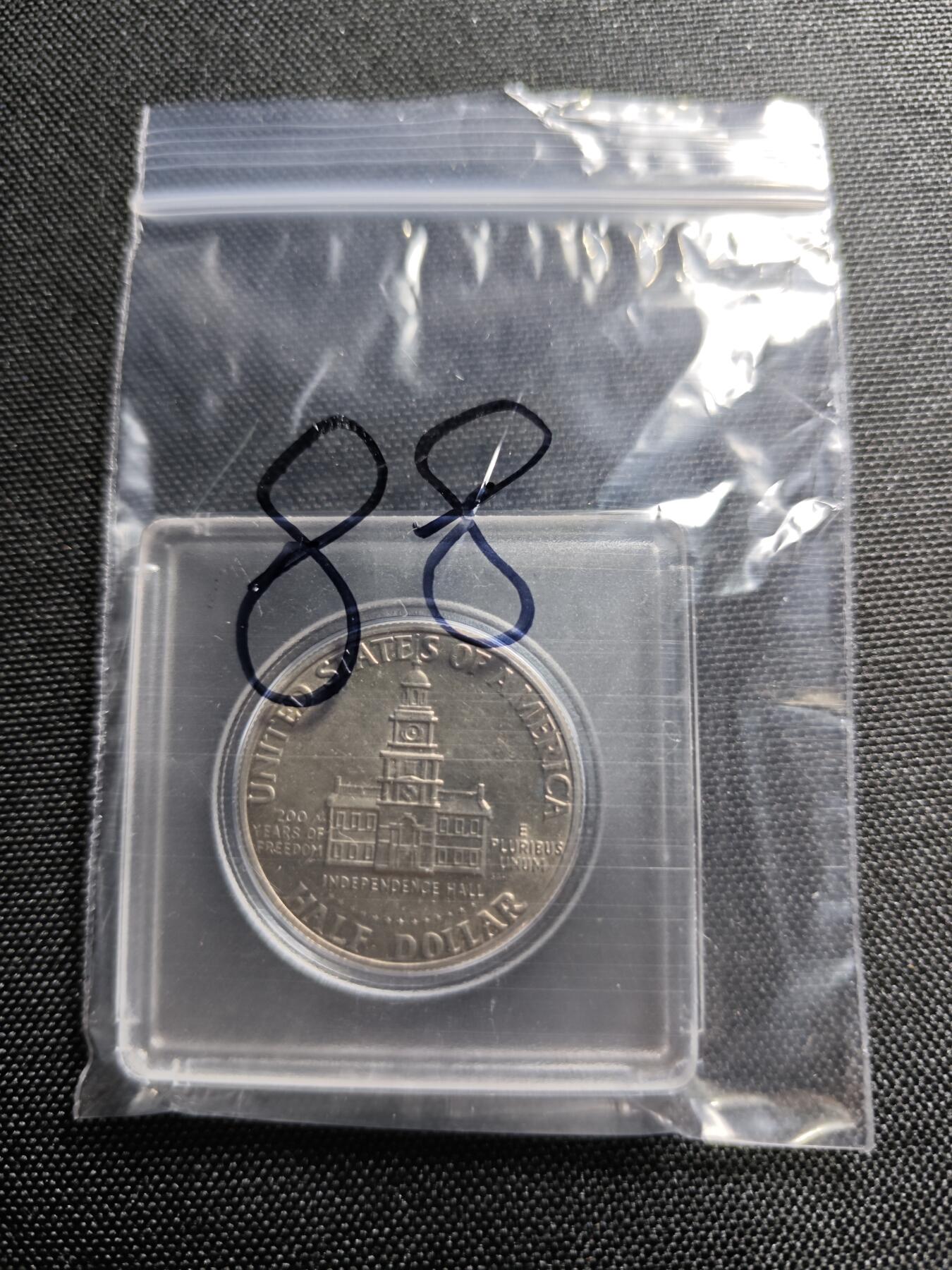 KK钱币收藏小铺 《套币 好品/批量散币专场》  2月预留时间 周末发货  1976美国建国200周年纪念 50分