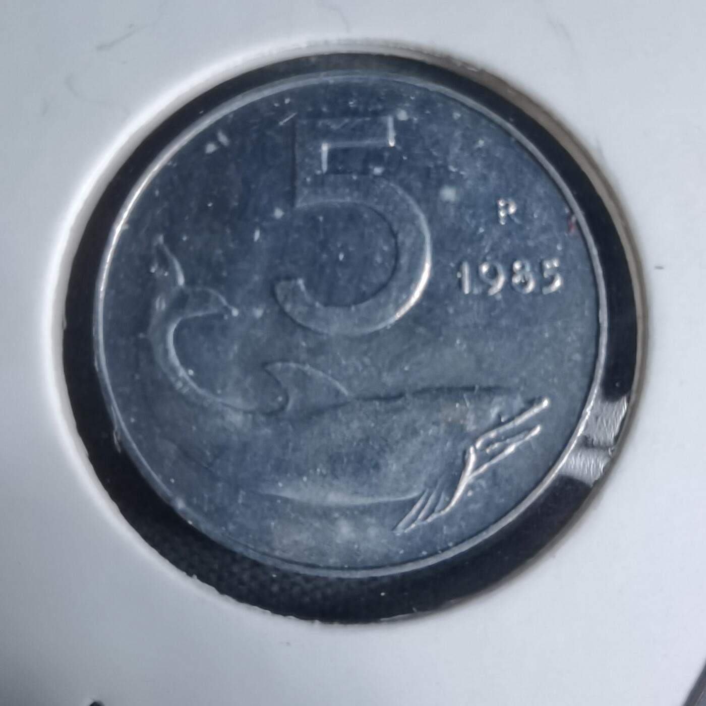 沼泽如烟--第941场 意大利1985年5里拉