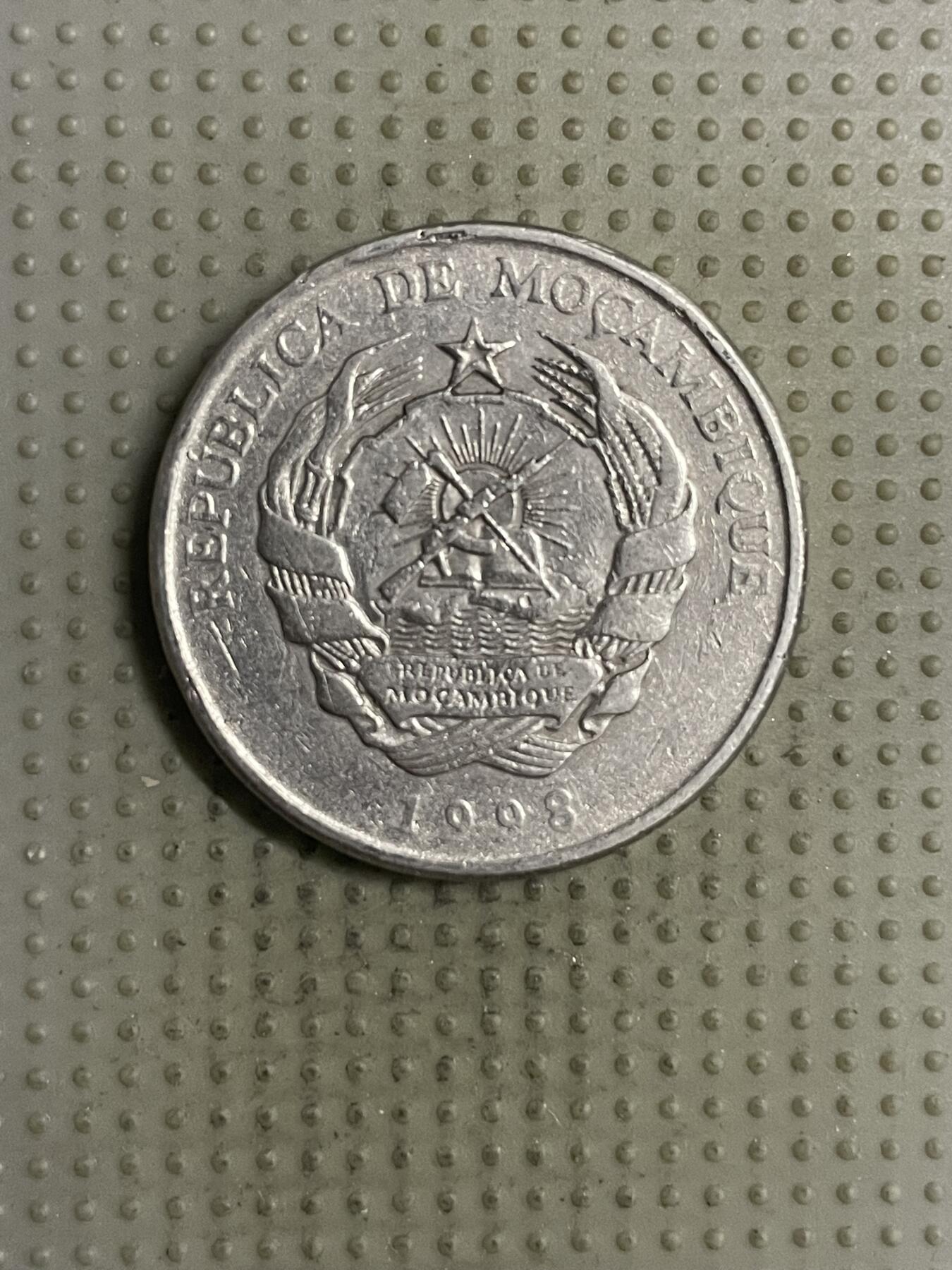 2025年第142场各国散币拍卖（总第142场） 莫桑比克1998年5000梅蒂卡尔