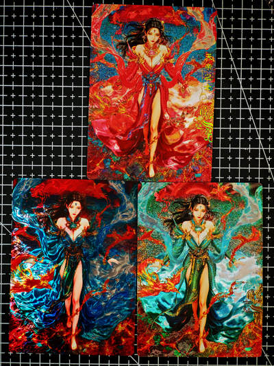 琦卡当当铺～第26期★★各种小漏~支持寄存★★~【9点40结束】扫码加群抽[包邮券]~ - 奇点卡牌 盲包卡 粗闪+光刻 宗rich玄灵谱 女魃三工艺