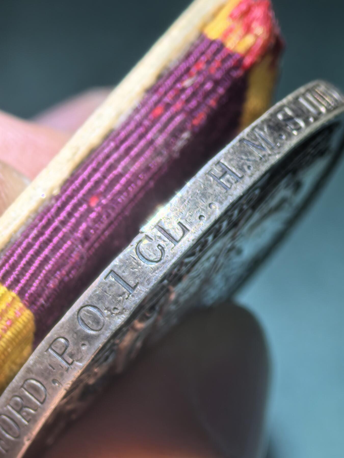 盛世勋华——号角文化勋章邮票专场拍卖第294期 英国1900年八国联军庚子年侵华奖章 银制 实刻带边铭 非市面上后造和后刻边铭 