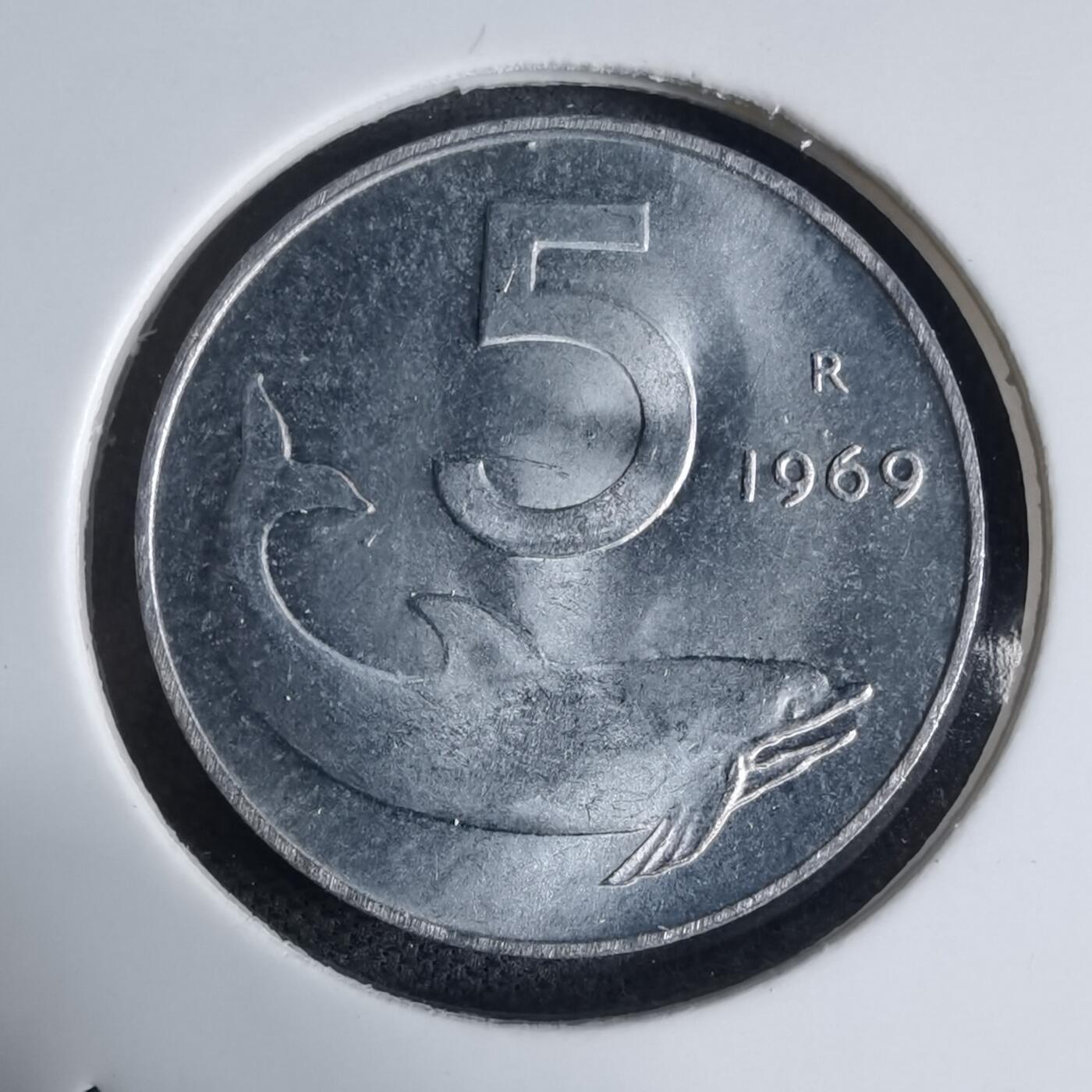 沼泽如烟--第941场 意大利1969年5里拉