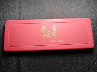 KK钱币收藏小铺 《套币 好品/批量散币专场》  2月预留时间 周末发货 -  新加坡1987年大小面值一组 