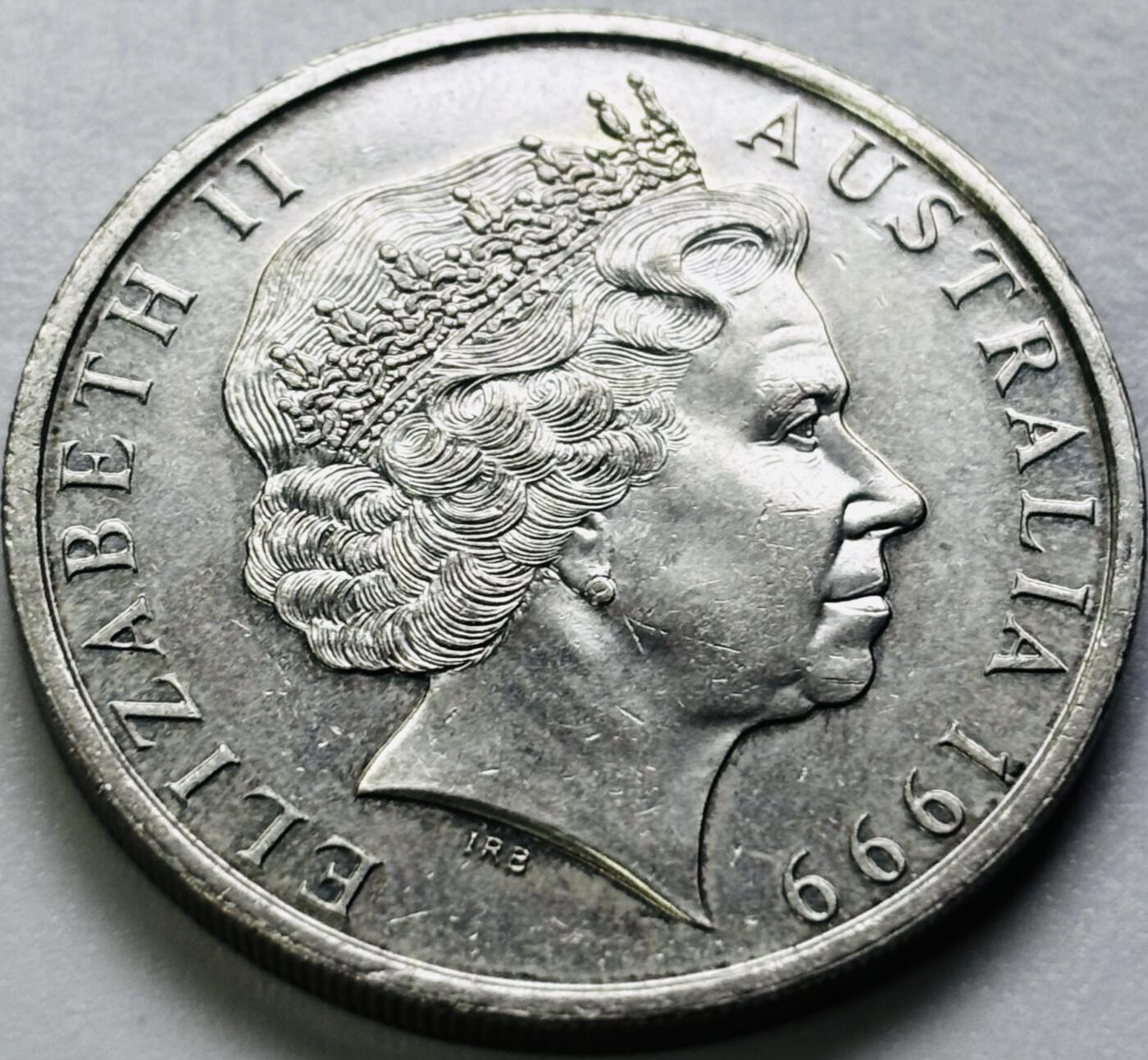 文馨钱币收藏第 286 场，圣诞节专场【 长期接收代拍品低至 0 佣金】 原光好品1999 年澳大利亚鸭嘴兽 20 分