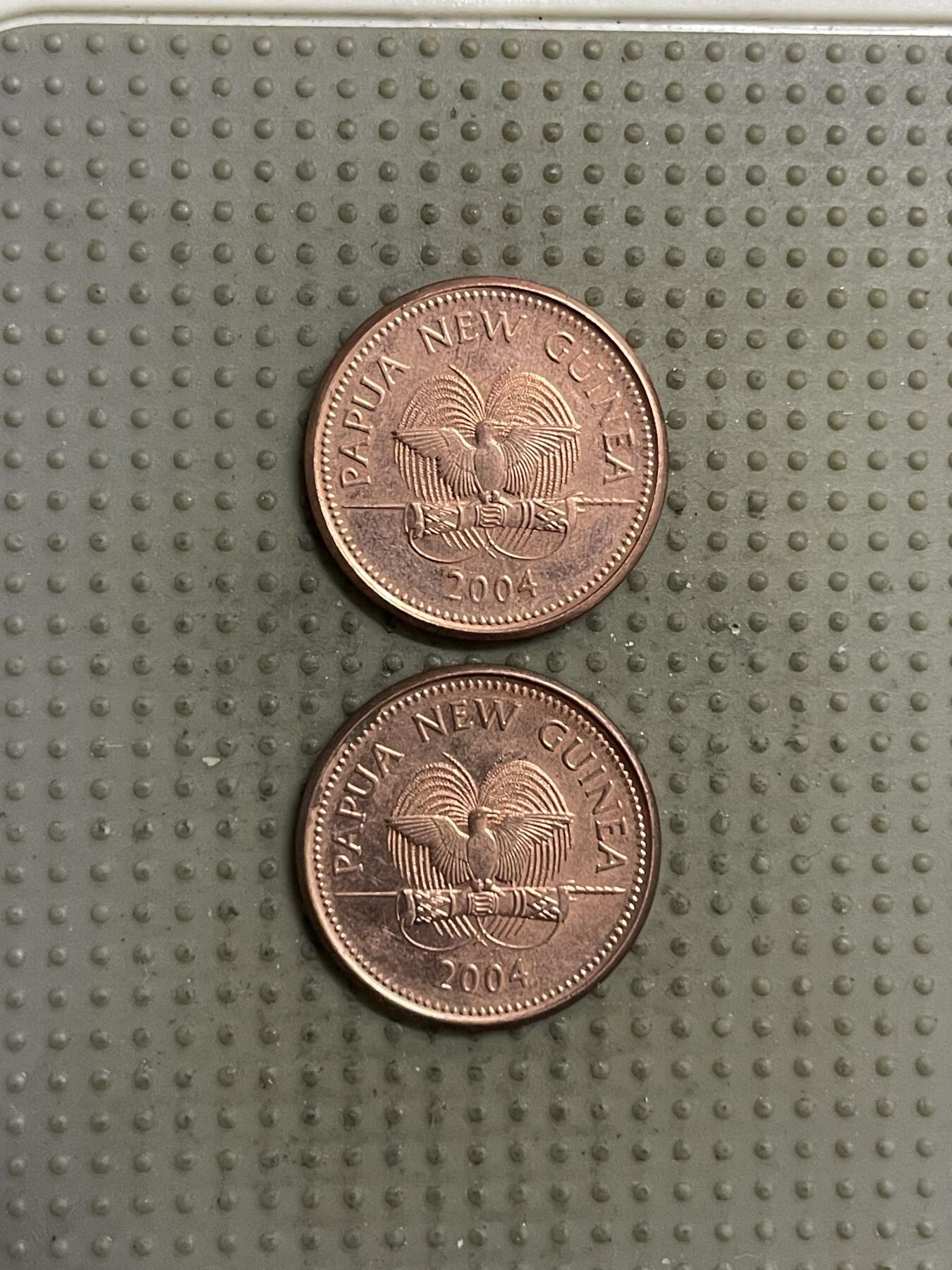 2025年第142场各国散币拍卖（总第142场） 巴布亚新几内亚2014年1托伊2枚