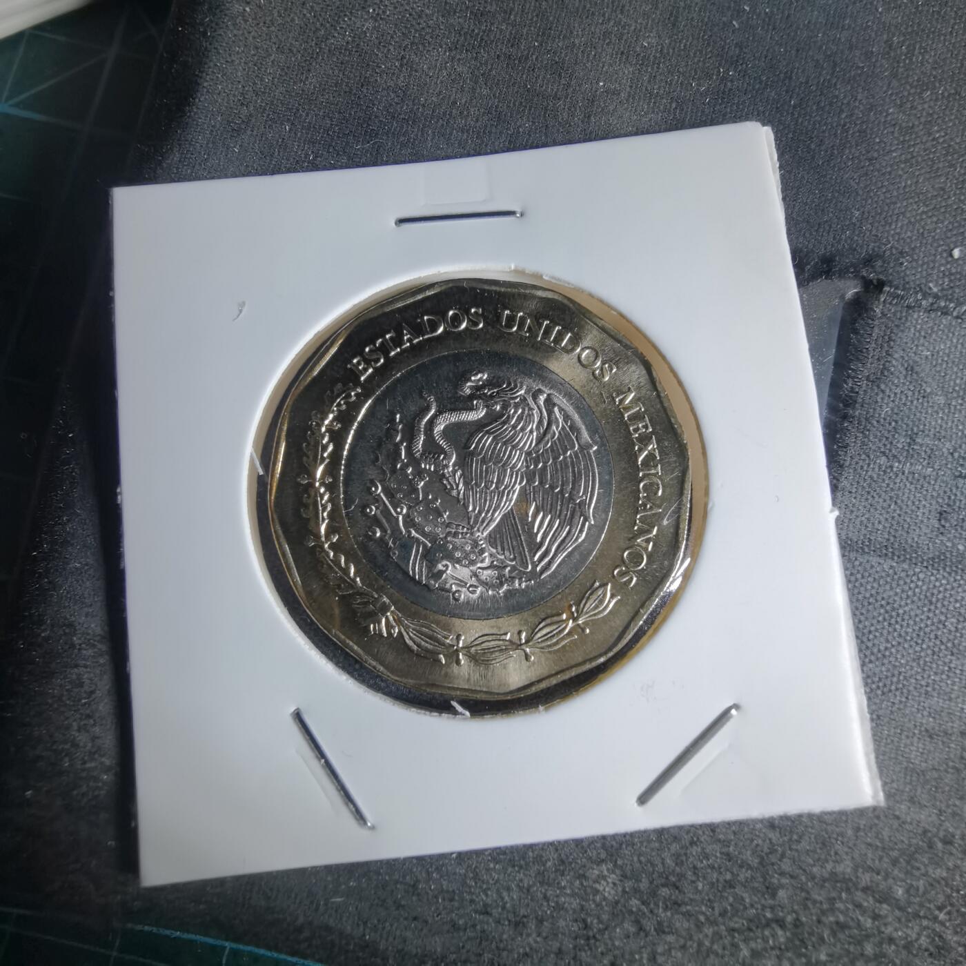 沼泽如烟--第941场 墨西哥2023年20比索纪念币