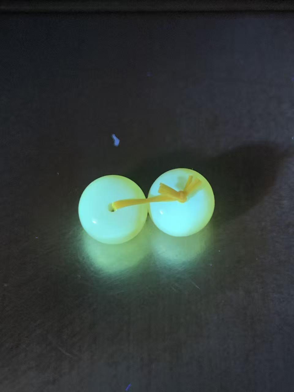 天然俄料原矿蜜蜡小尺寸老形桶珠腰珠两颗