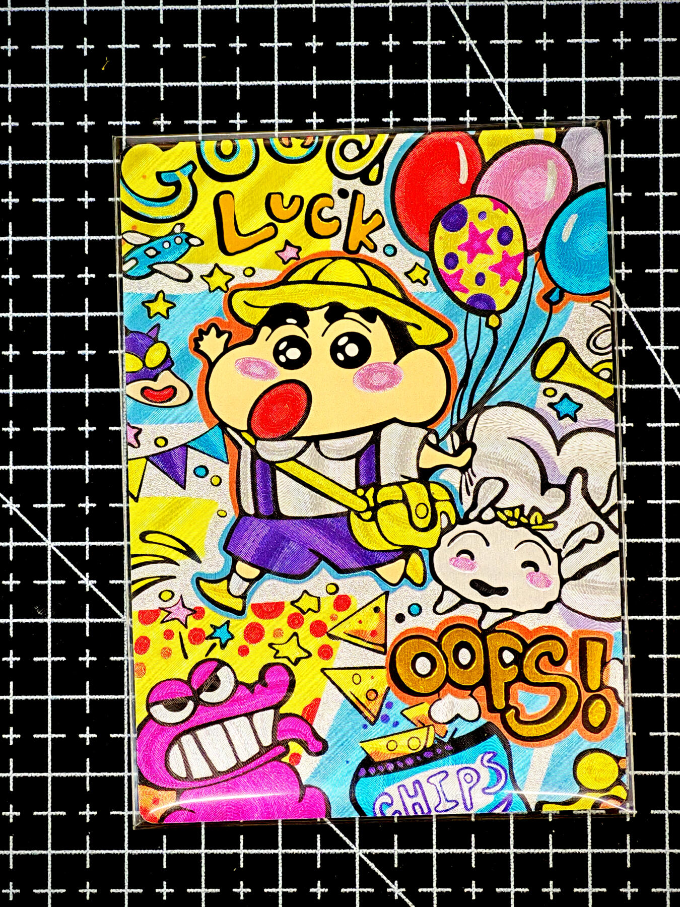 琦卡当当铺～第26期★★各种小漏~支持寄存★★~【9点40结束】扫码加群抽[包邮券]~ 奇点卡牌 盲包卡 粗闪 蜡笔小新  1张