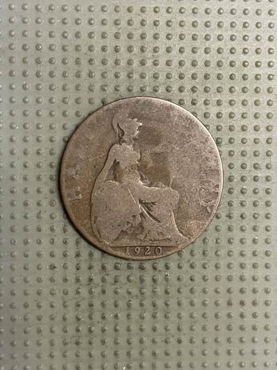 2025年第143场各国散币拍卖（总第143场） - 英国1920年1/2便士