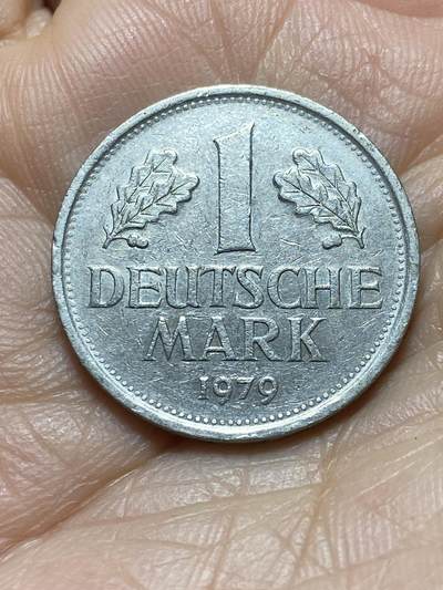 2025年第一百三十八场(总第一百六十四场）外国好品散币场(免佣金) - 德国🇩🇪1979年1德国马克(G标，卡尔斯鲁厄造)