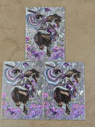 夜之极第三十七期 （12月20日周六晚9点截拍，欢迎竞拍） - 卡德曼 谷粒 扈三娘同色三张 粗闪