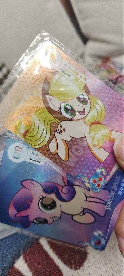 秋原瞳的小店第三十期（卡游三国凑套必备，众多大卡位，总有一个适合你） - 小马宝莉ur一对原膜