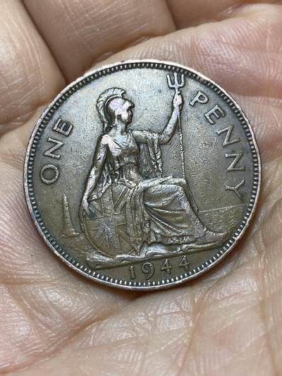 2025年第一百三十九场(总第一百六十五场）外国好品散币场(免佣金) - 英国🇬🇧1944年1便士(乔治六世第一版)