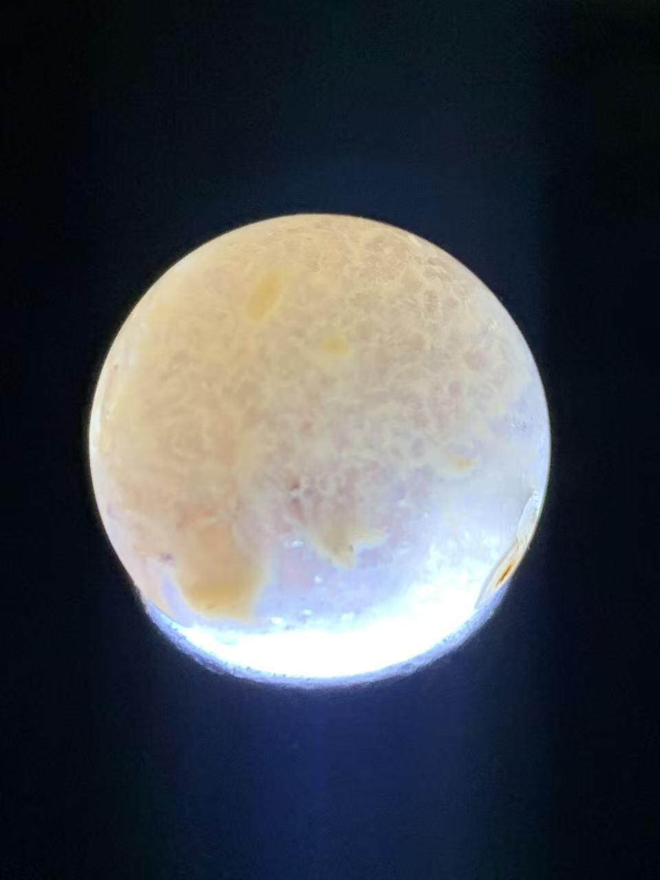 冰飘糖心料战国红玛瑙2.0圆珠一颗！