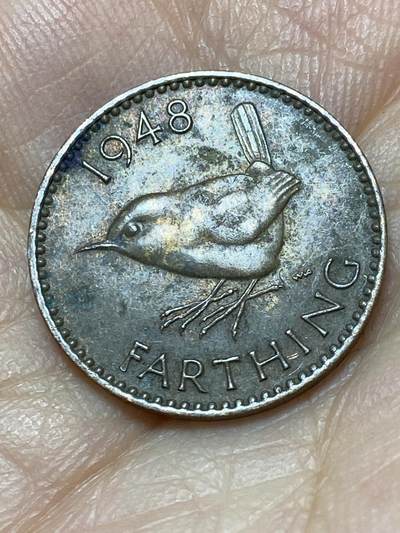 2025年第一百三十九场(总第一百六十五场）外国好品散币场(免佣金) - 英国🇬🇧1948年1法新(乔治六世第一版，关门年)