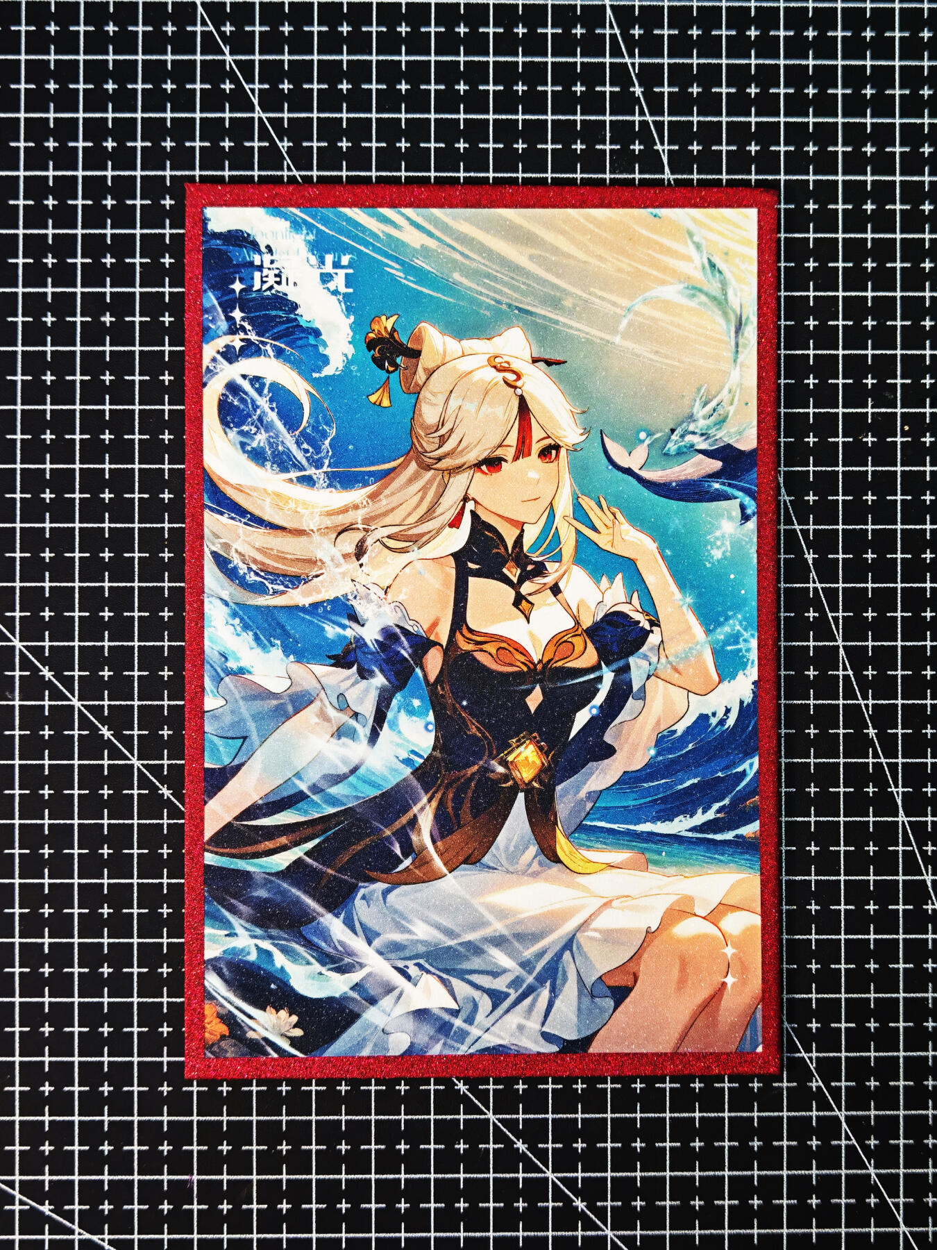 琦卡当当铺～第26期★★各种小漏~支持寄存★★~【9点40结束】扫码加群抽[包邮券]~ ACT-色纸-比正常卡大一圈-鲸鱼少女-1张