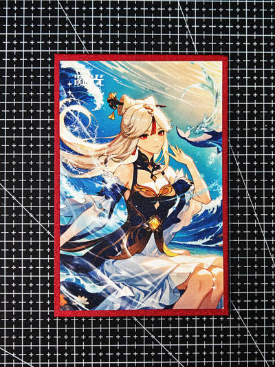 琦卡当当铺～第26期★★各种小漏~支持寄存★★~【9点40结束】扫码加群抽[包邮券]~ - ACT-色纸-比正常卡大一圈-鲸鱼少女-1张