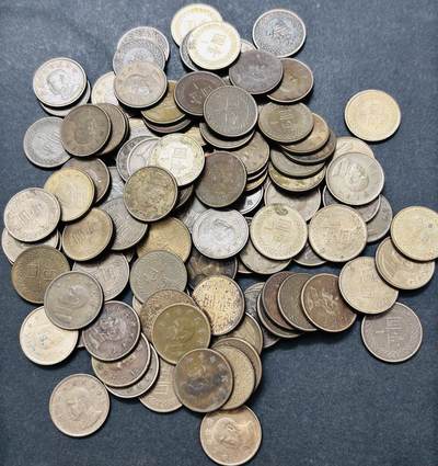 文馨钱币收藏第 286 场，圣诞节专场【 长期接收代拍品低至 0 佣金】 - 中国台湾省蒋头各年份一元 100 枚未挑，有没有特年不知道