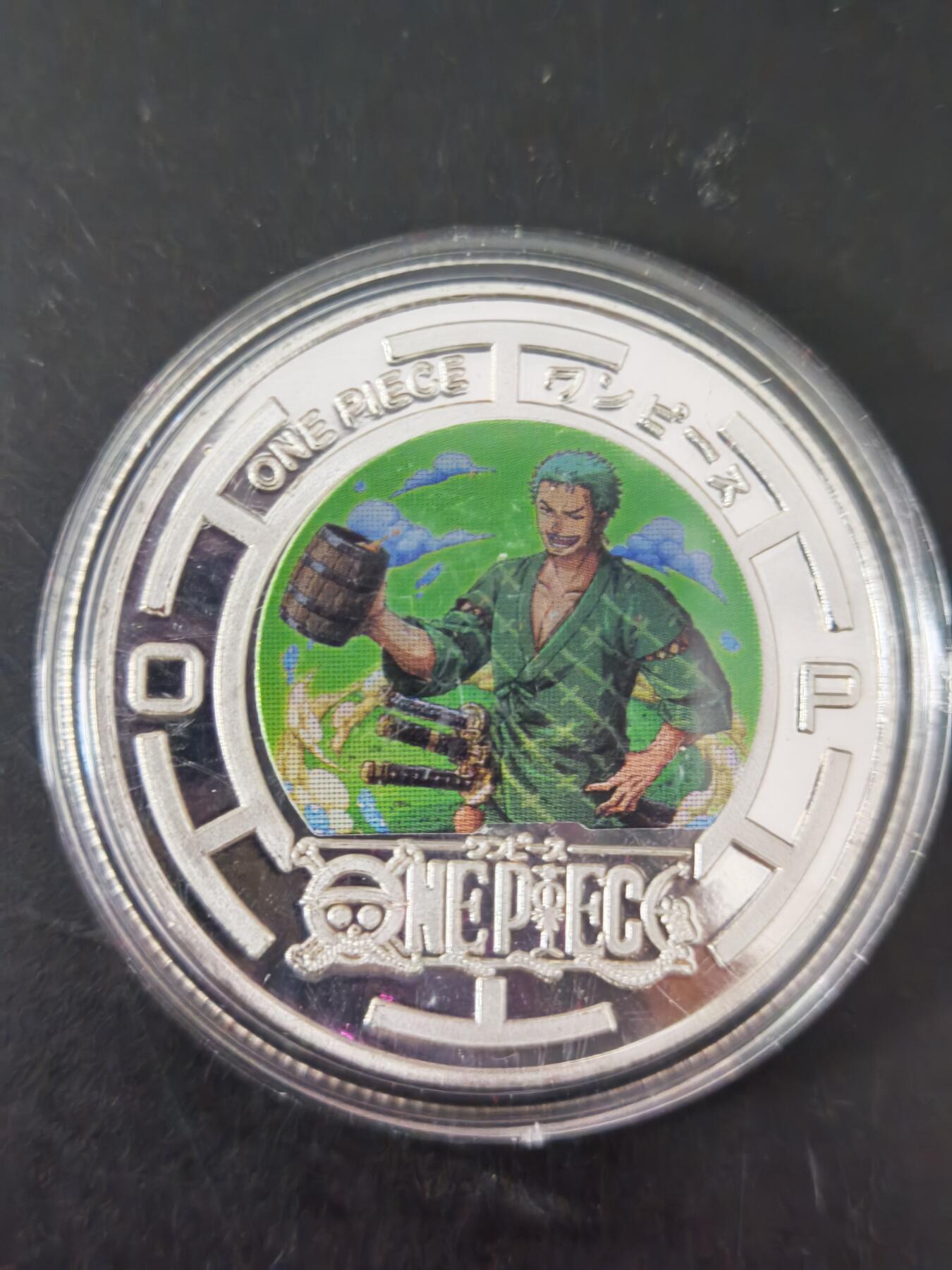 琦卡当当铺～第26期★★各种小漏~支持寄存★★~【9点40结束】扫码加群抽[包邮券]~ 欧卡-海贼王-索隆-金属币-1个