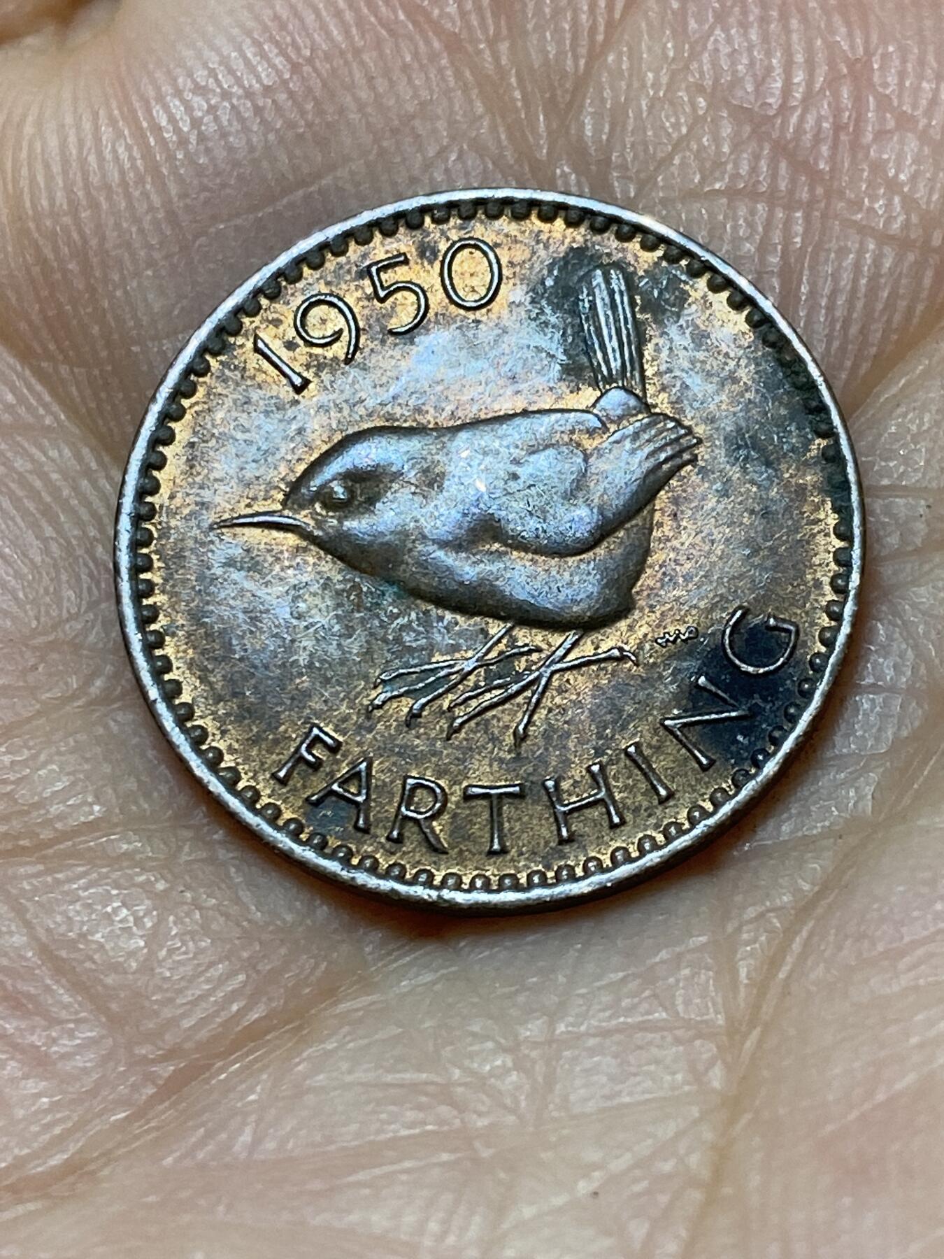 2025年第一百三十九场(总第一百六十五场）外国好品散币场(免佣金) 英国🇬🇧1950年1法新(乔治六世第二版)