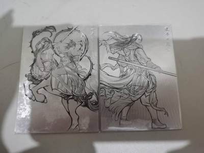 夜之极第三十七期 （12月20日周六晚9点截拍，欢迎竞拍） - 卡德曼 张建东水浒 扈三娘+燕青 带编号 线粗