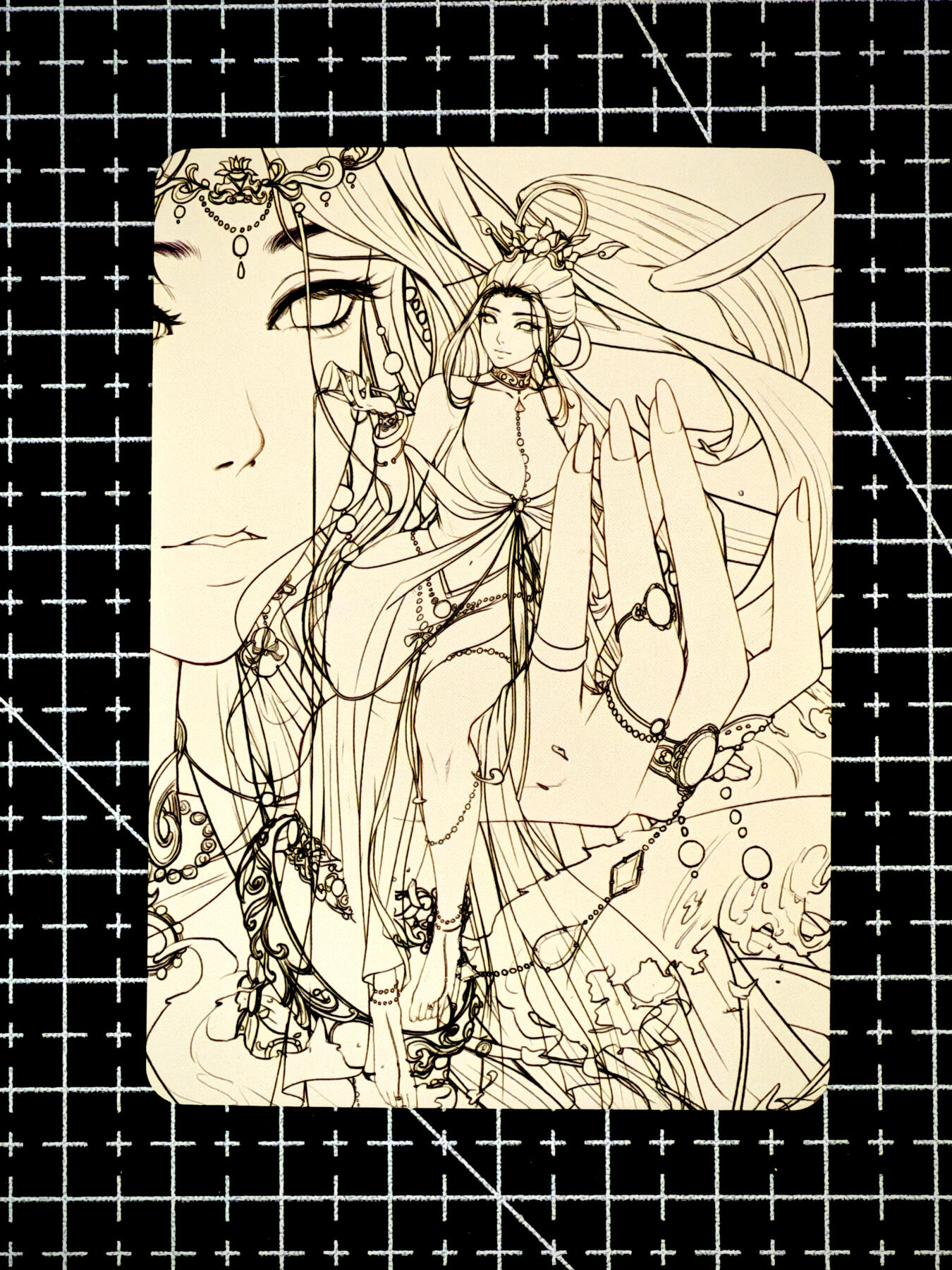 琦卡当当铺～第26期★★各种小漏~支持寄存★★~【9点40结束】扫码加群抽[包邮券]~ 次元鉴赏-黑白线稿-1张