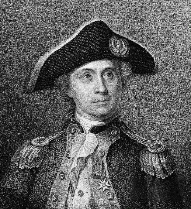 1936年美国为纪念独立战争发行的海军名将邮票