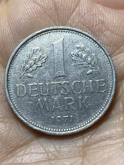 2025年第一百三十八场(总第一百六十四场）外国好品散币场(免佣金) - 德国🇩🇪1971年1德国马克(J标，汉堡造)