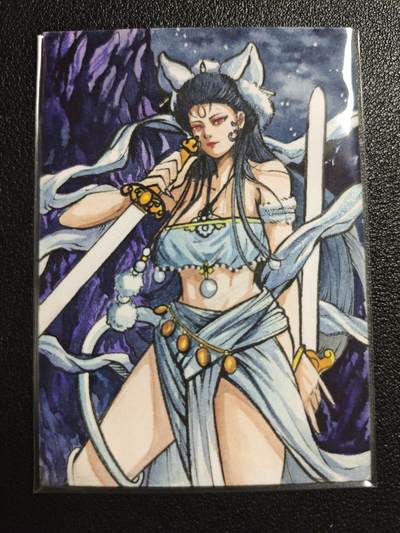 天玑星卡拍第154期《12.25周四截拍》持续收拍收评中 满赠卡需备注 - 【手绘卡】Rubick 地涌夫人 手绘卡