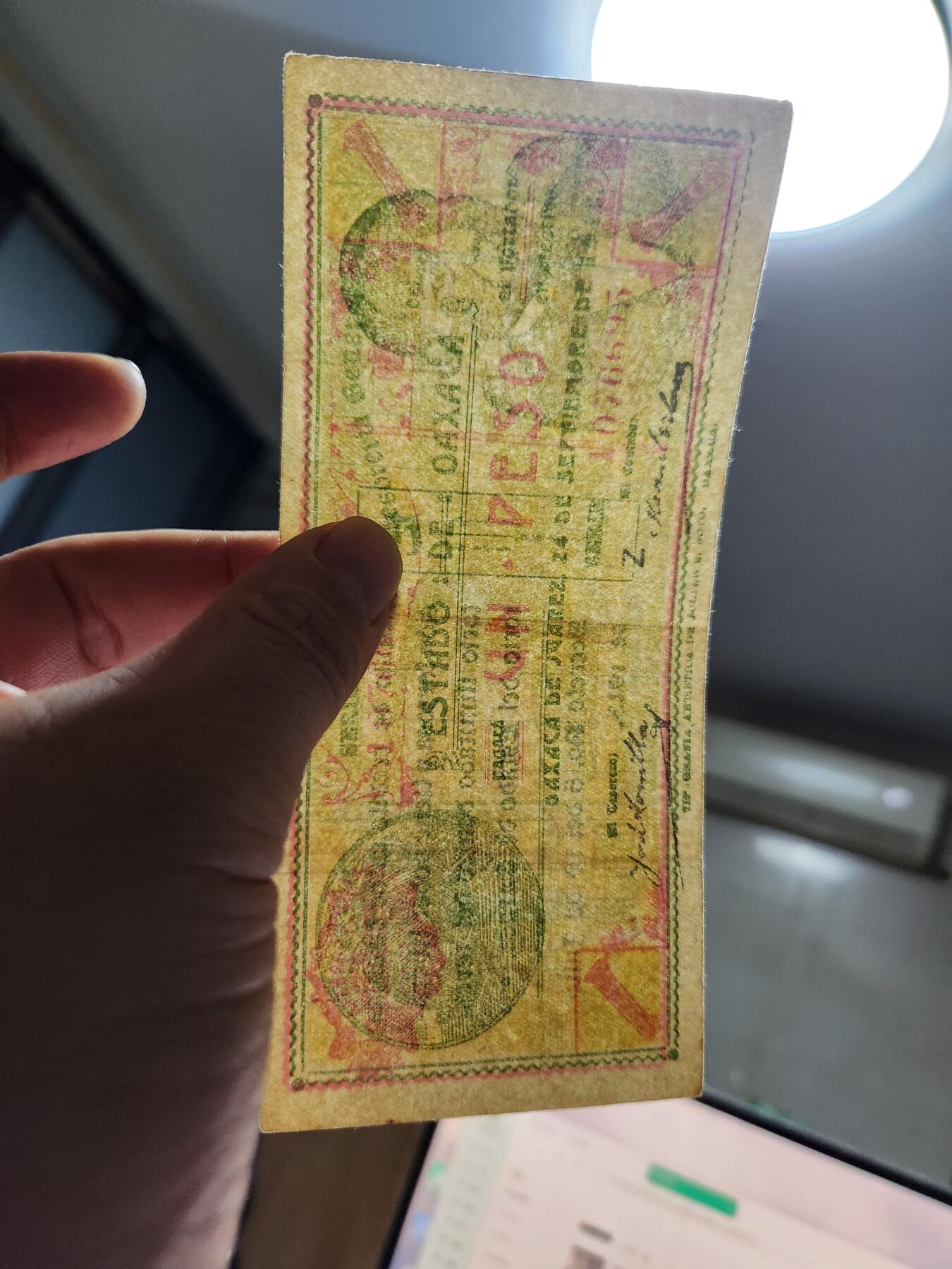 12月21号晚上8点 外国纸币自动截拍第75场 1915年 墨西哥1-5比索 纸币 极美品一对