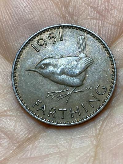 2025年第一百三十九场(总第一百六十五场）外国好品散币场(免佣金) - 英国🇬🇧1951年1法新(乔治六世第二版)