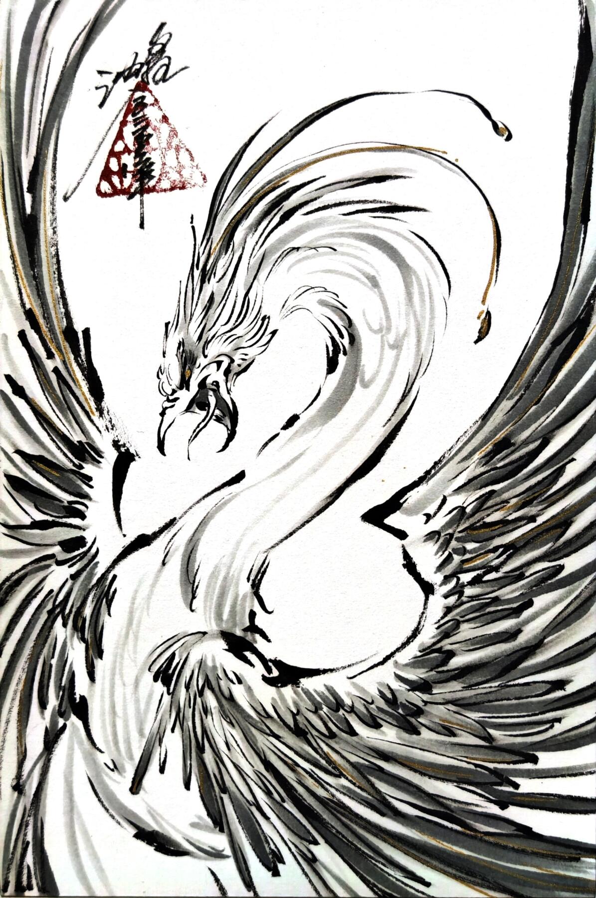 白泽拍卖卡牌手绘专场第30期（白金之夜 跨年大拍） 2025 沈鑫手绘卡 尺寸：9.8cm*14.7cm  沈鑫亲签