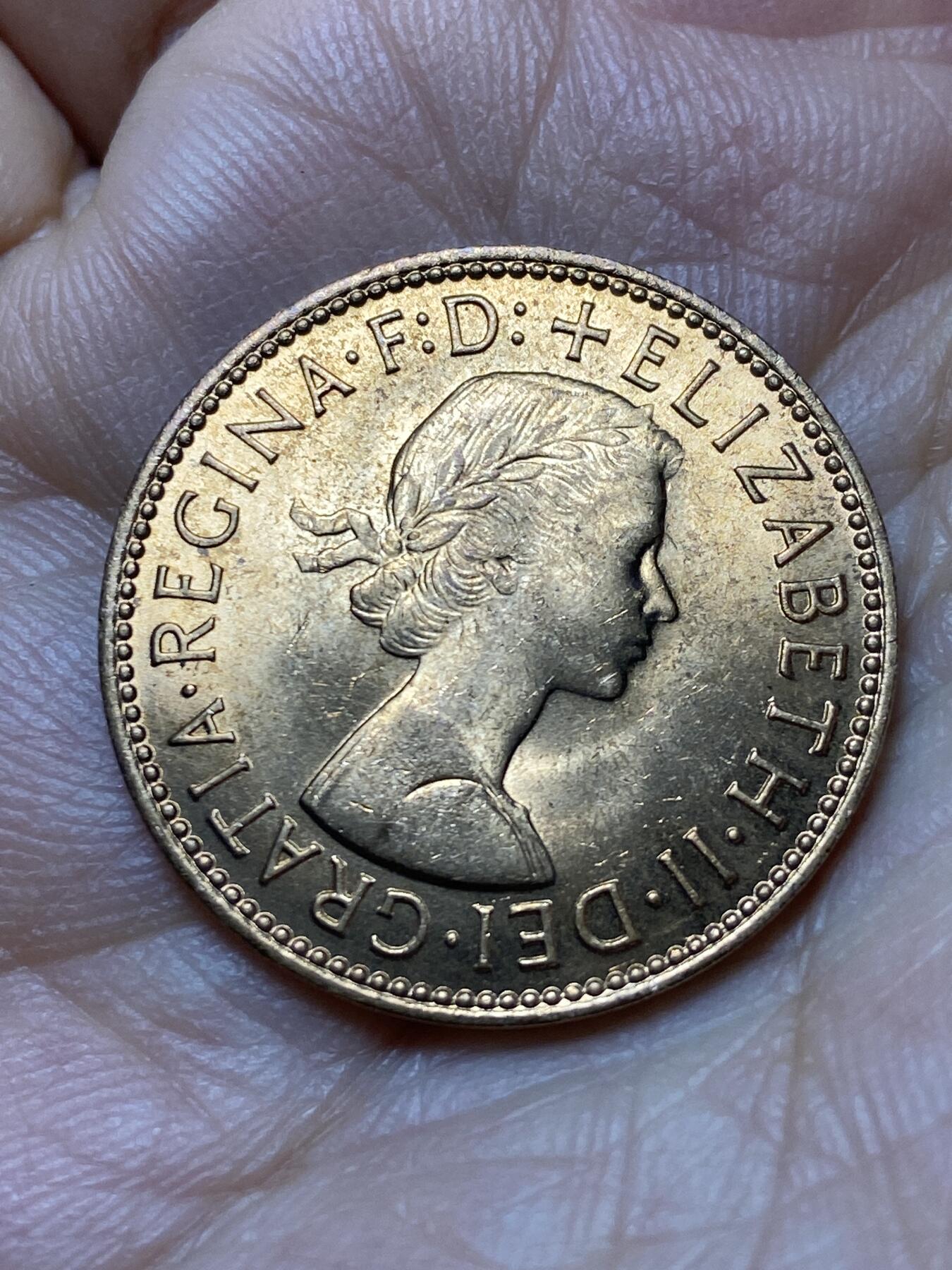 2025年第一百三十九场(总第一百六十五场）外国好品散币场(免佣金) 原光好品–英国🇬🇧1967年半便士(伊丽莎白二世青年桂冠第二版，普制币关门年)