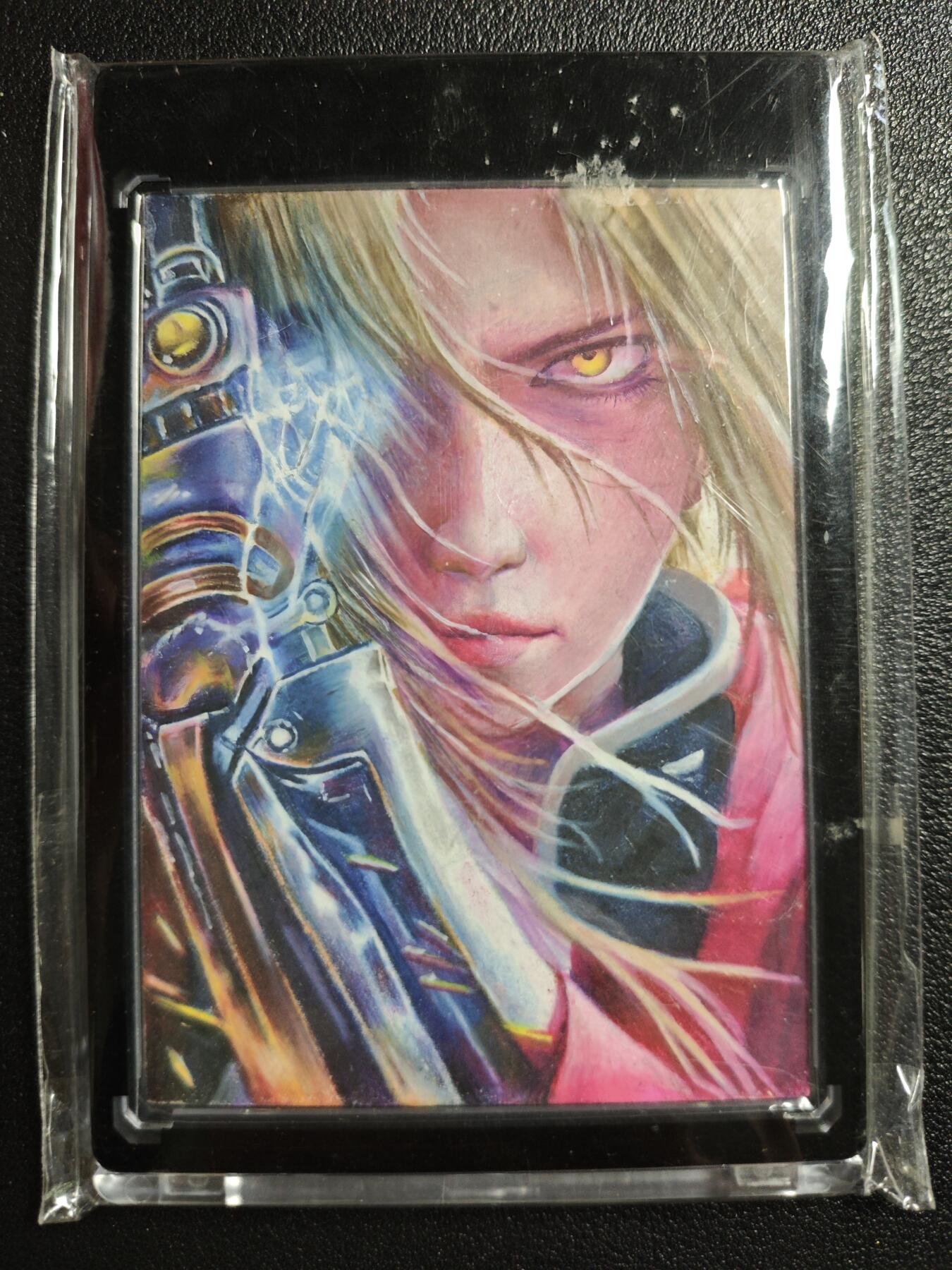 天玑星卡拍第152期《12.22周一截拍》持续收拍收评中 满赠卡需备注 【手绘卡】挽风揽梦 方枪枪 手绘卡