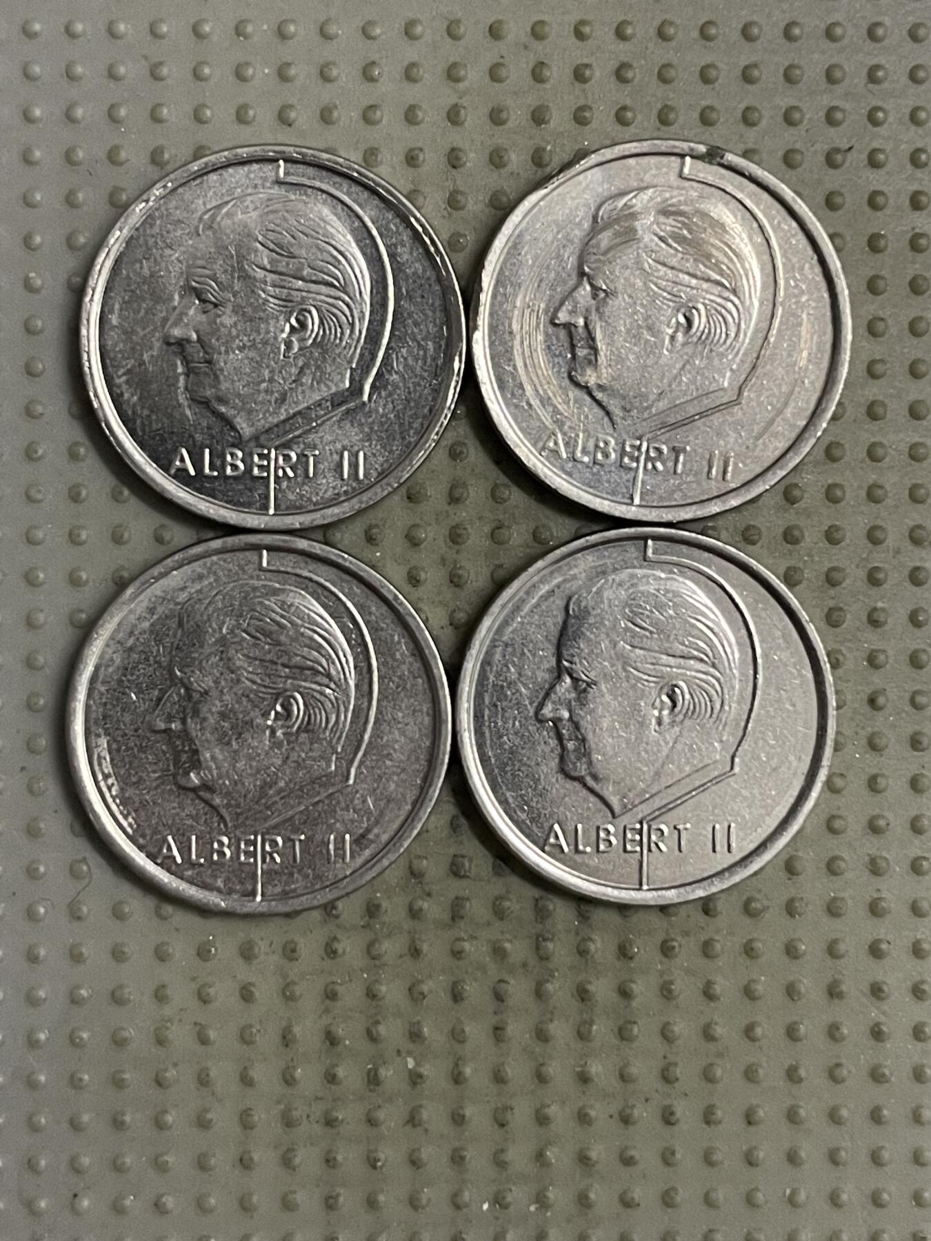 2025年第143场各国散币拍卖（总第143场） 比利时1法郎4枚