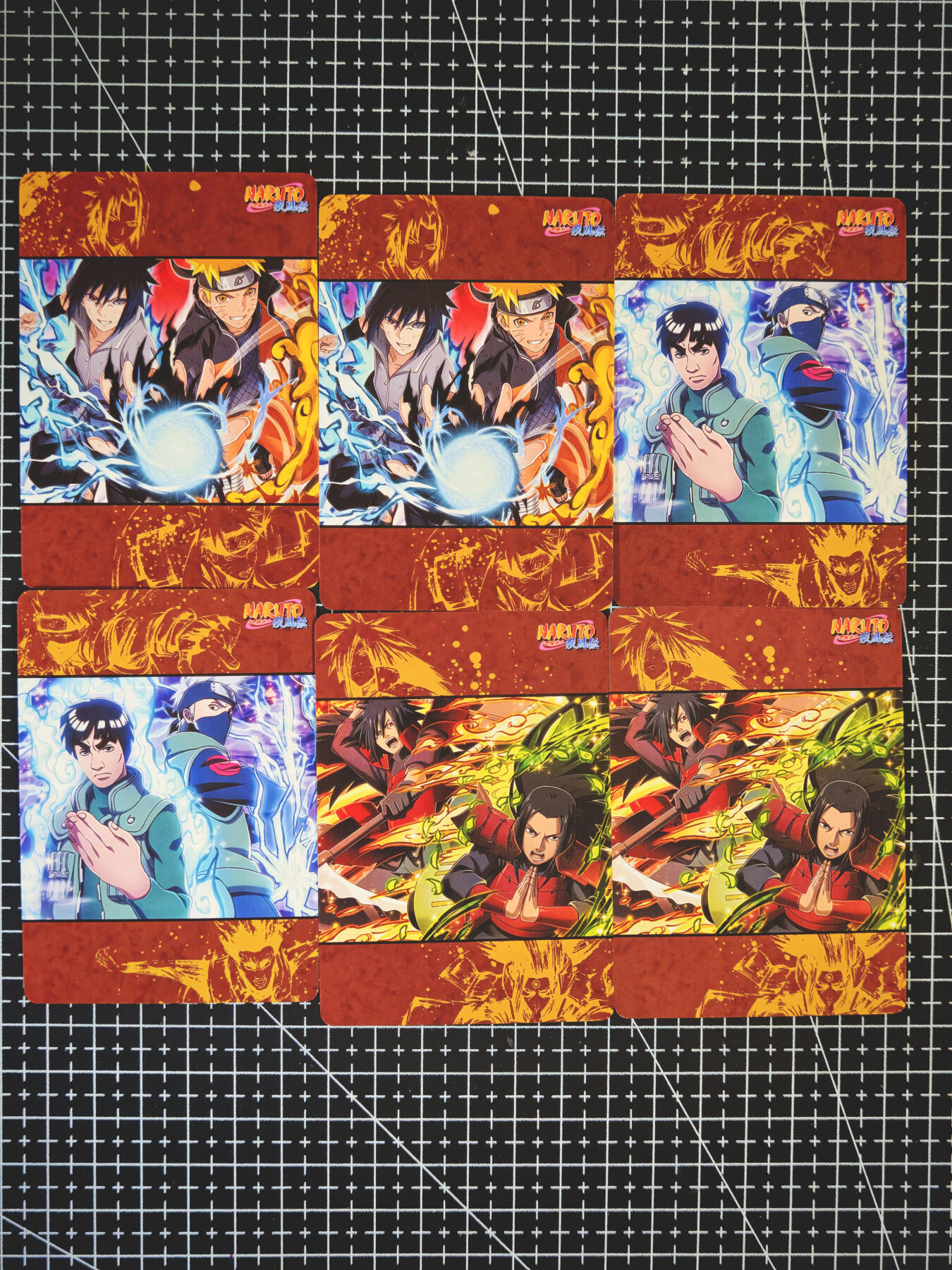 琦卡当当铺～第26期★★各种小漏~支持寄存★★~【9点40结束】扫码加群抽[包邮券]~ 火影忍者 烫红 小套卡