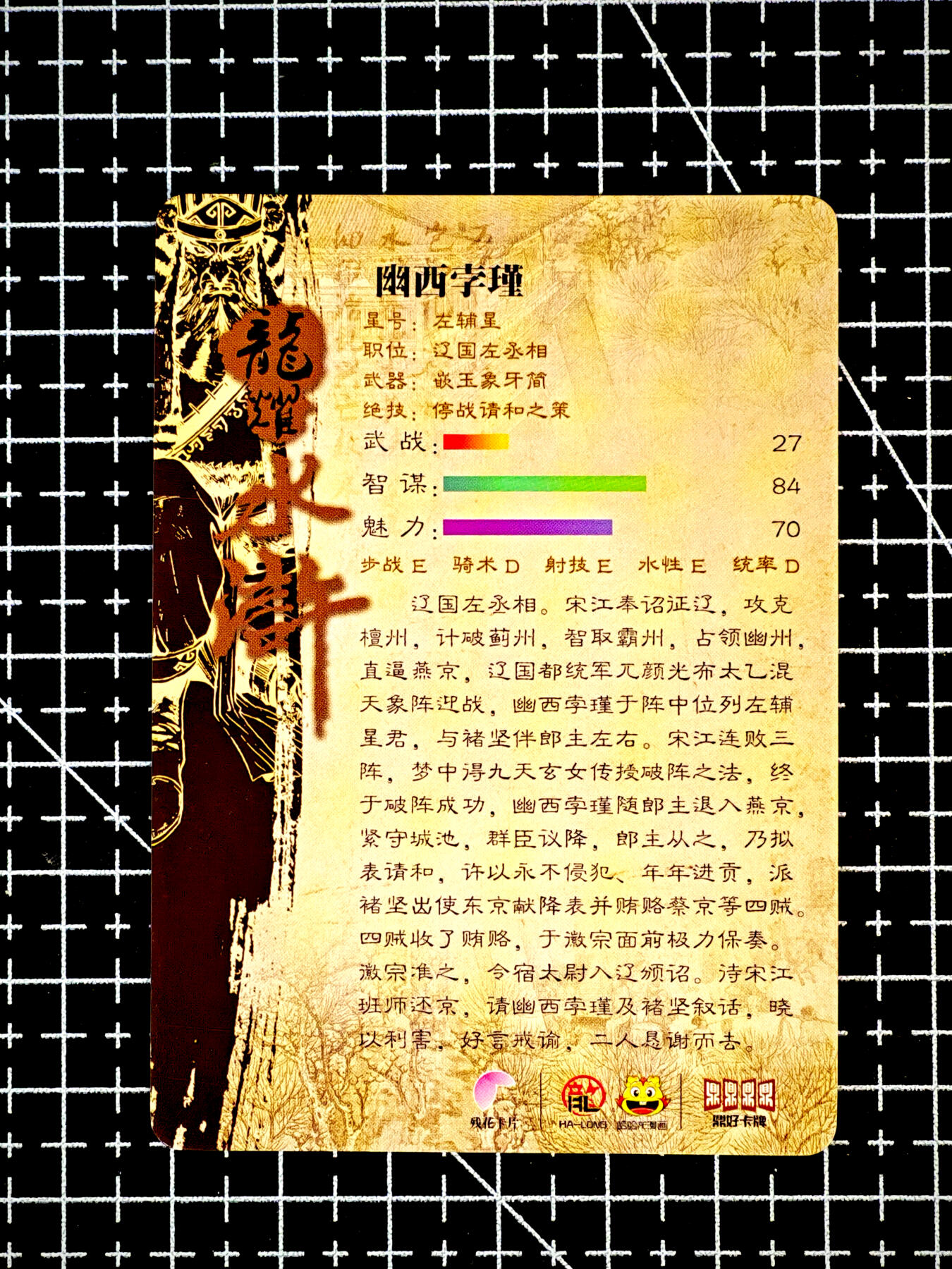 琦卡当当铺～第26期★★各种小漏~支持寄存★★~【9点40结束】扫码加群抽[包邮券]~ 鼎好卡牌-龙耀水浒-幽西孛瑾-彩闪-1张