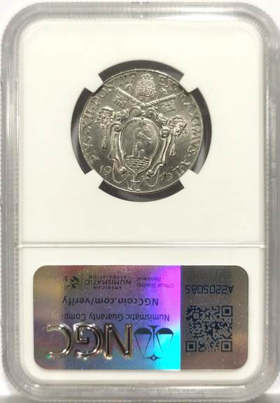 博洋堂世界钱币拍卖第154期（全场包邮） NGC MS63 梵蒂冈1940年1里拉