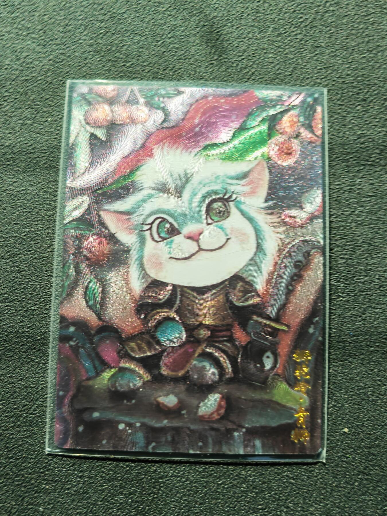 阳大大卡牌拍卖第88期（持续收拍品，周一晚上九点截拍，进群福利早知道） 【亲签卡】墨婉文化 红月 青毛狮子怪 限编016/020