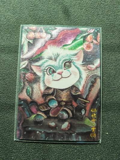 阳大大卡牌拍卖第88期（持续收拍品，周一晚上九点截拍，进群福利早知道） - 【亲签卡】墨婉文化 红月 青毛狮子怪 限编016/020