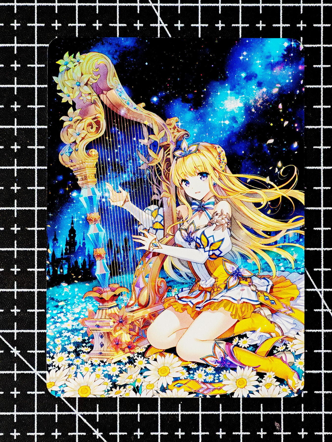 琦卡当当铺～第26期★★各种小漏~支持寄存★★~【9点40结束】扫码加群抽[包邮券]~ 二次元闪卡-兔殿下卡牌屋-抚琴少女-1张