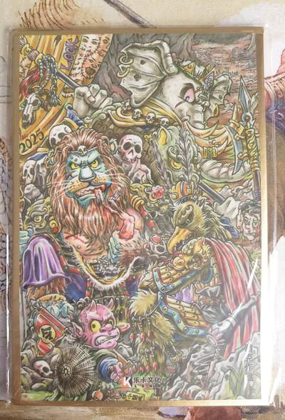 奇趣收藏卡牌拍卖第26场 - 乐卡文化 2025 西游手记 第二弹 色纸大卡  LOOK绘 狮驼三妖王