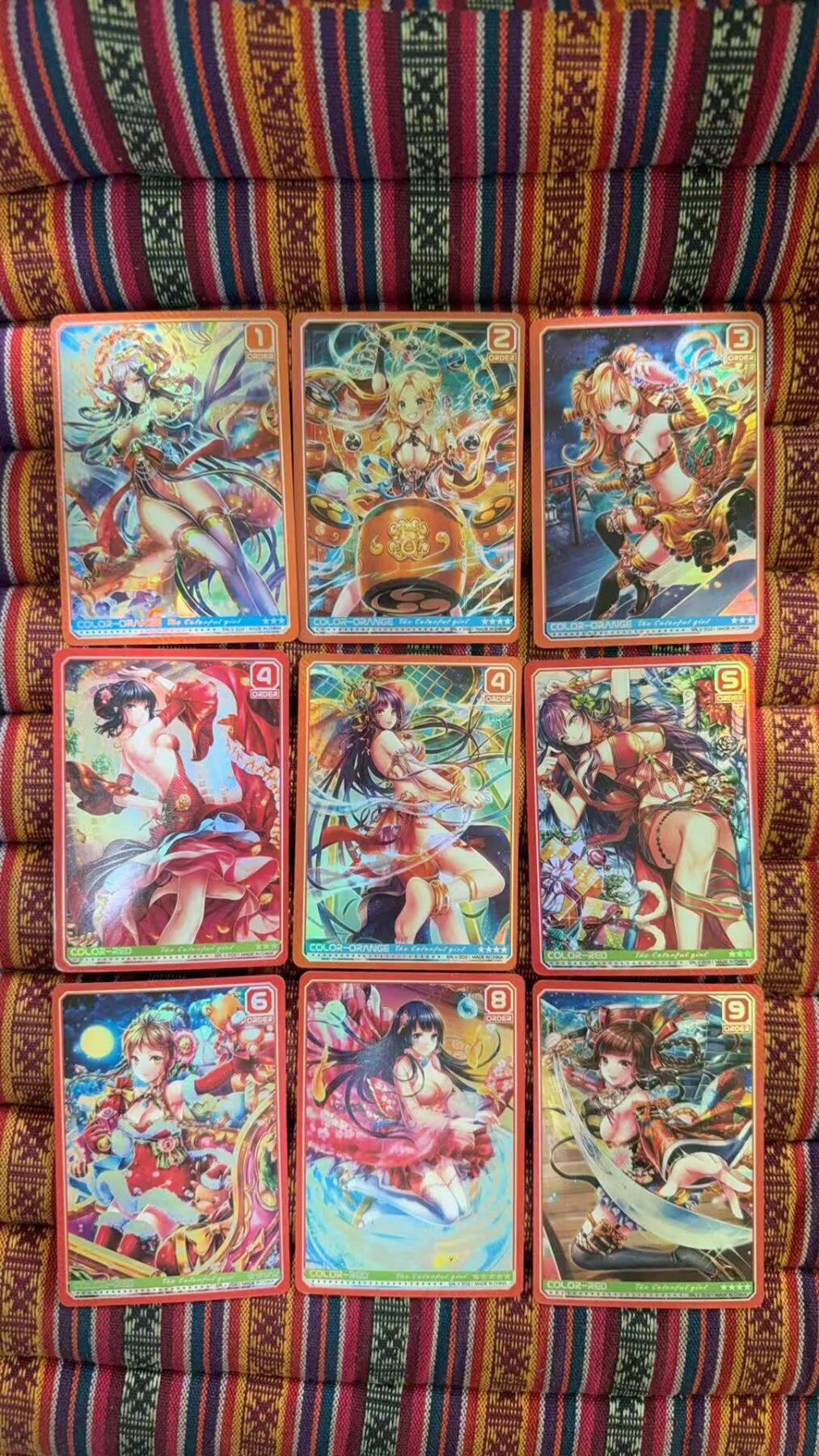 光影卡牌第27期，各家亲签，各家套卡，持续收拍品 彩闪9张，谁家的忘了