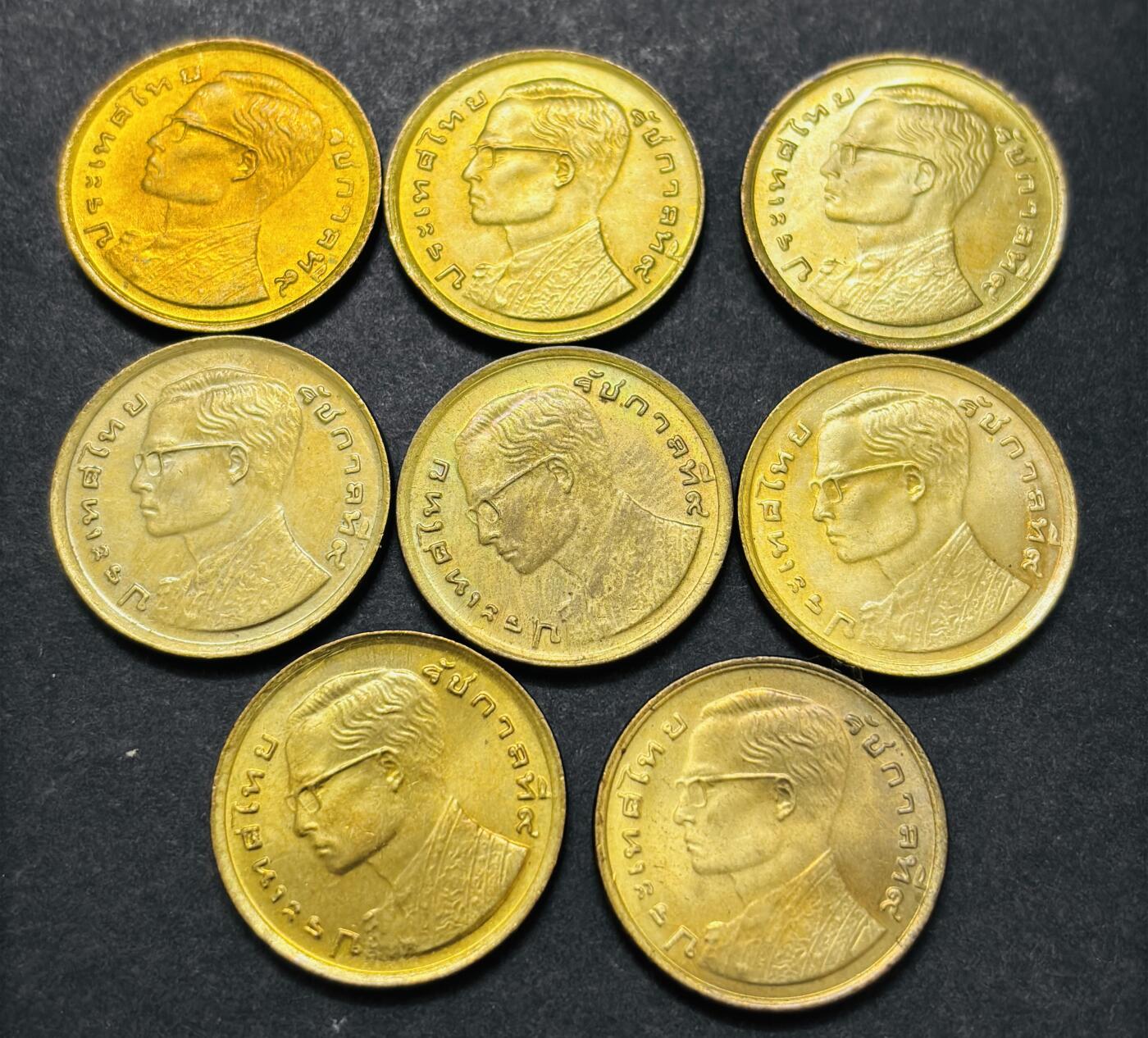 文馨钱币收藏第 286 场，圣诞节专场【 长期接收代拍品低至 0 佣金】 原铜光泰王 50 萨当大铜币 8 枚