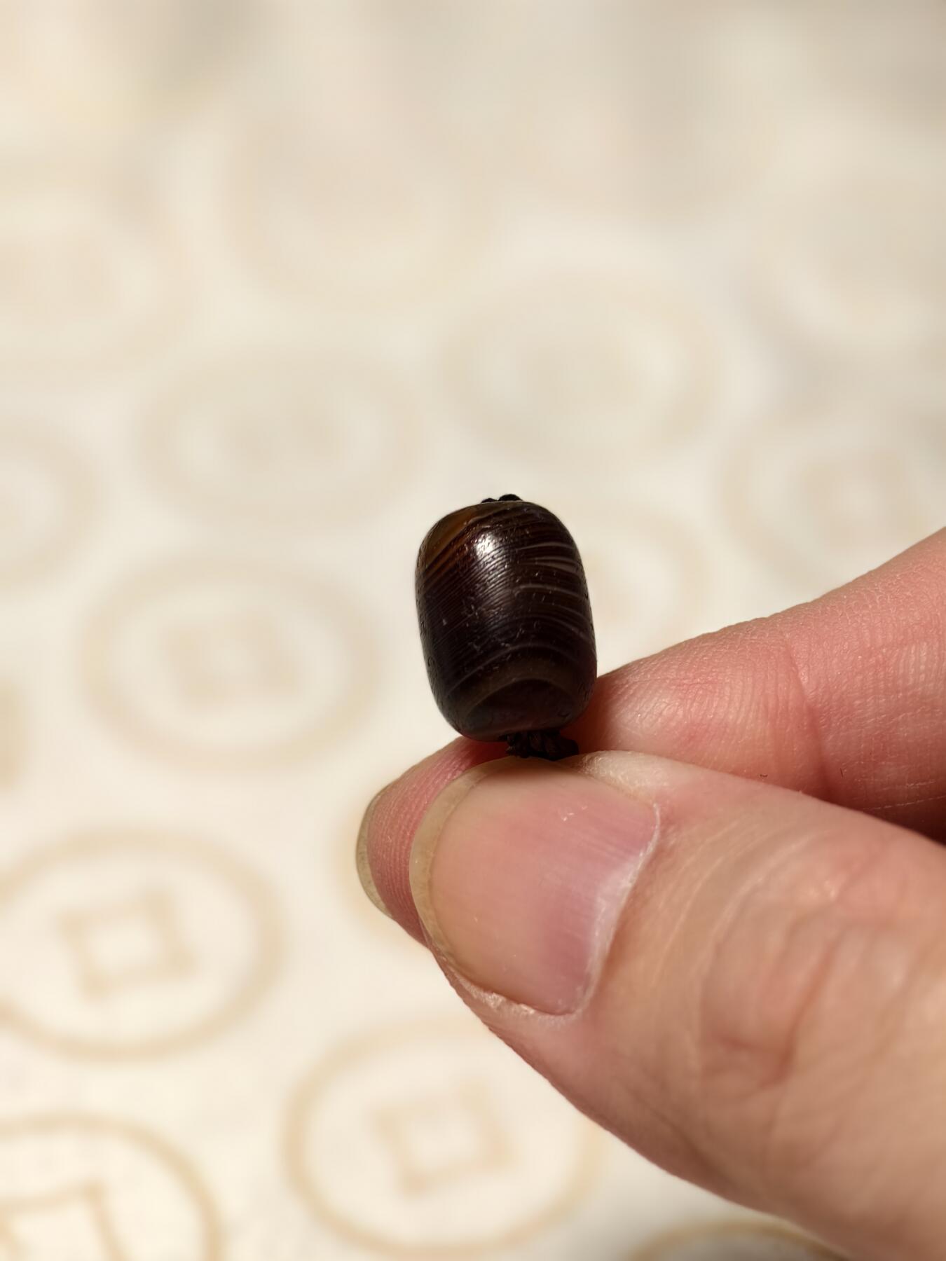 抚柳草堂-第三期章牌钱币 奖章勋章限时免佣 满百包邮 放漏专场 15世纪缠丝玛瑙珠 闻德评级尺寸见标签 缠丝漂亮配串佳品