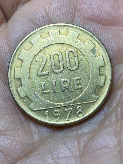 2025年第一百三十九场(总第一百六十五场）外国好品散币场(免佣金) - 意大利🇮🇹1978年200里拉