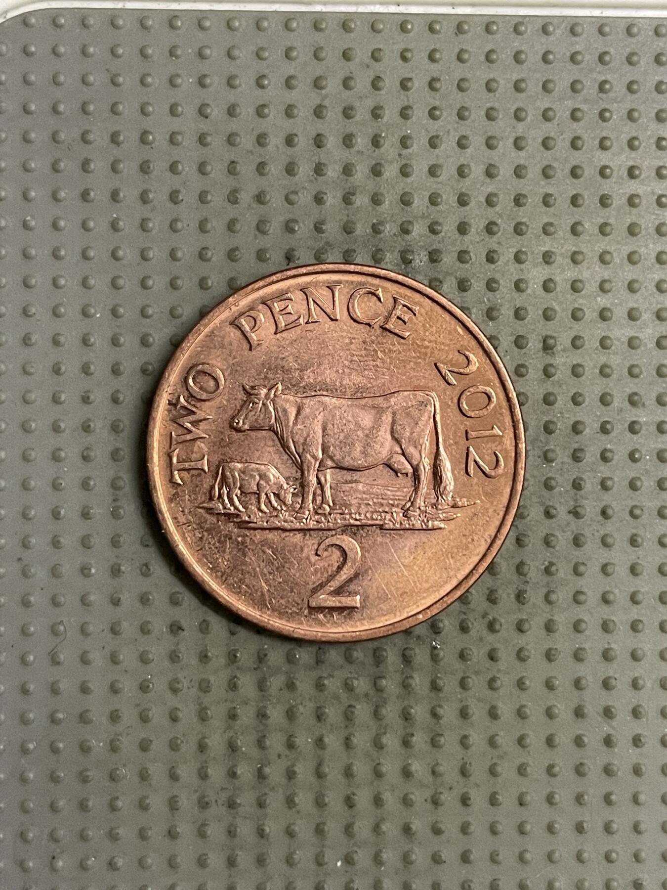 2025年第143场各国散币拍卖（总第143场） 根西岛2012年2便士