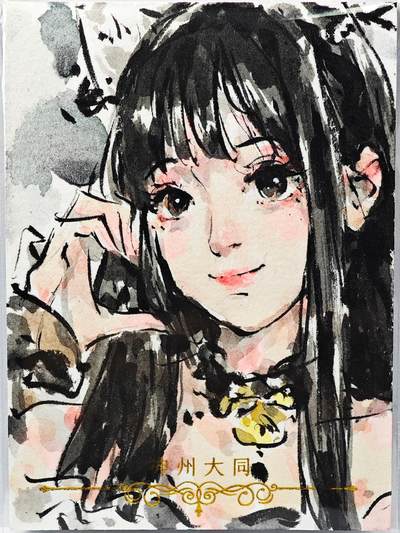 白泽拍卖卡牌手绘专场第30期（白金之夜 跨年大拍） - 2025 迟迟手绘卡 美少女  迟迟亲签