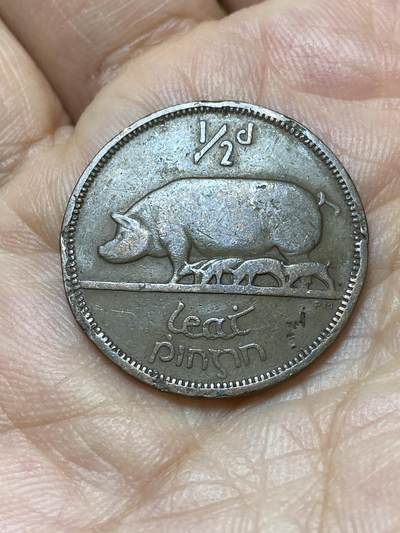 2025年第一百三十九场(总第一百六十五场）外国好品散币场(免佣金) - 爱尔兰🇮🇪1940年1/2便士(共和国时期第一套)