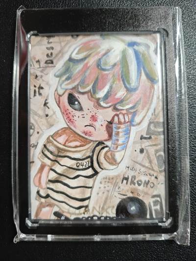 天玑星卡拍第152期《12.22周一截拍》持续收拍收评中 满赠卡需备注 - 【手绘卡】哆啦 手绘卡